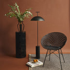 Kartell Geen-A floor lamp, black, steel, height 51.97 inches