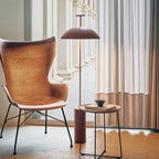 Kartell Geen-A floor lamp, red, steel, height 51.97 inches