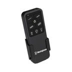 Alta Vista LED ceiling fan, black, 52, with remote control