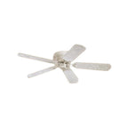 Contempra ceiling fan, white, 48 in, for outdoor use