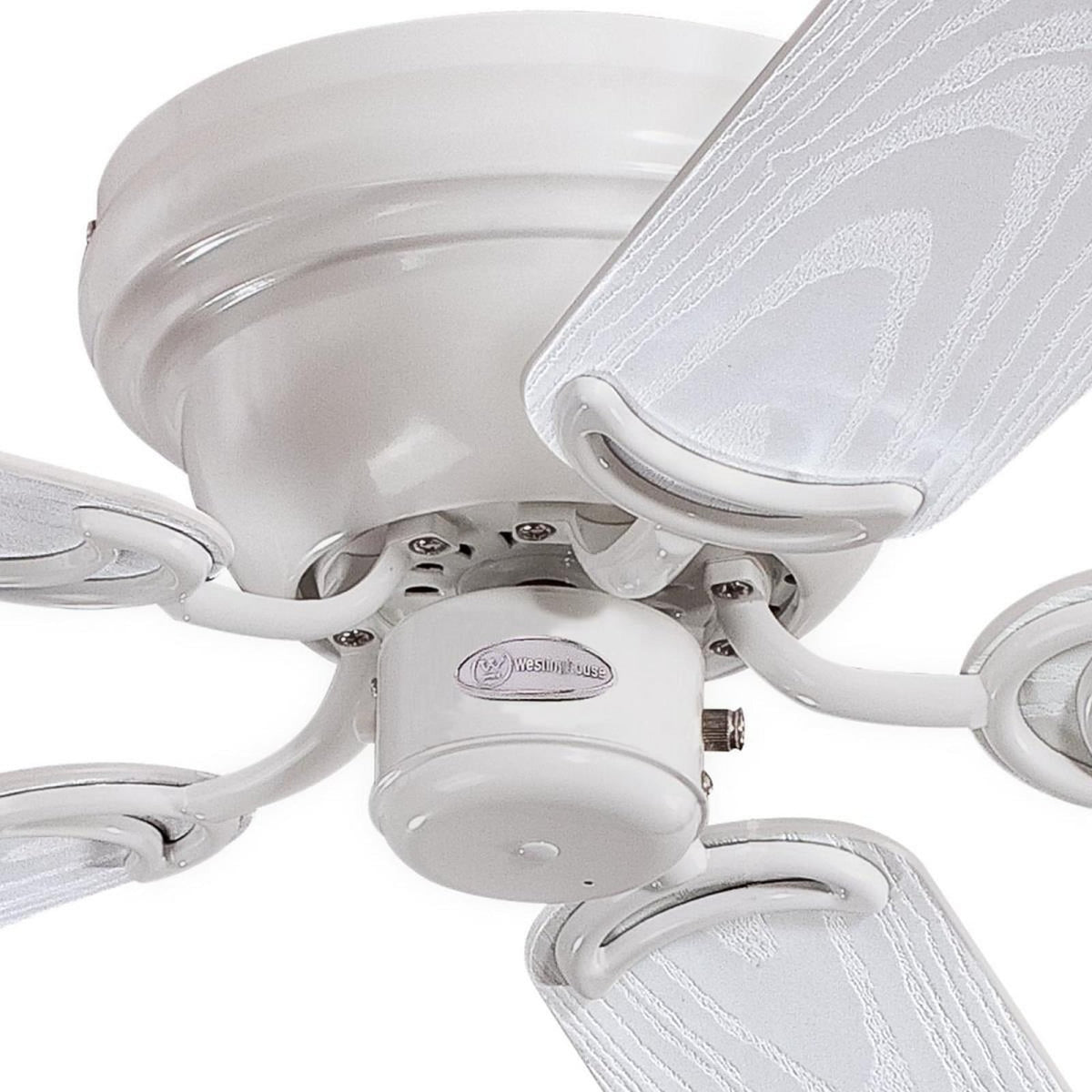 Contempra ceiling fan, white, 48 in, for outdoor use