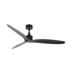 Viceroy ceiling fan, black, Ø 51.96 in, metal/ABS, DC, quiet