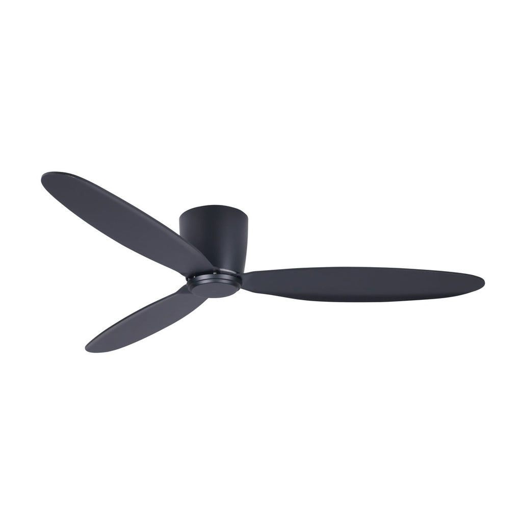 Radar ceiling fan, black, Ø 51.96 in, DC, quiet