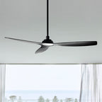 Moto ceiling fan, black, Ø 51.96, metal/ABS, DC, quiet