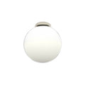 Artemide Dioscuri ceiling light, white, 5 1/2 in, glass, E12