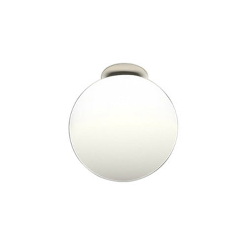 Artemide Dioscuri ceiling light, white, 5 1/2 in, glass, E12