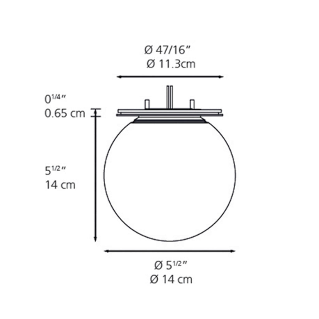 Artemide Dioscuri ceiling light