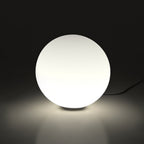 Artemide Dioscuri table lamp, white, 9 13/16 in, glass, E26, dimmable