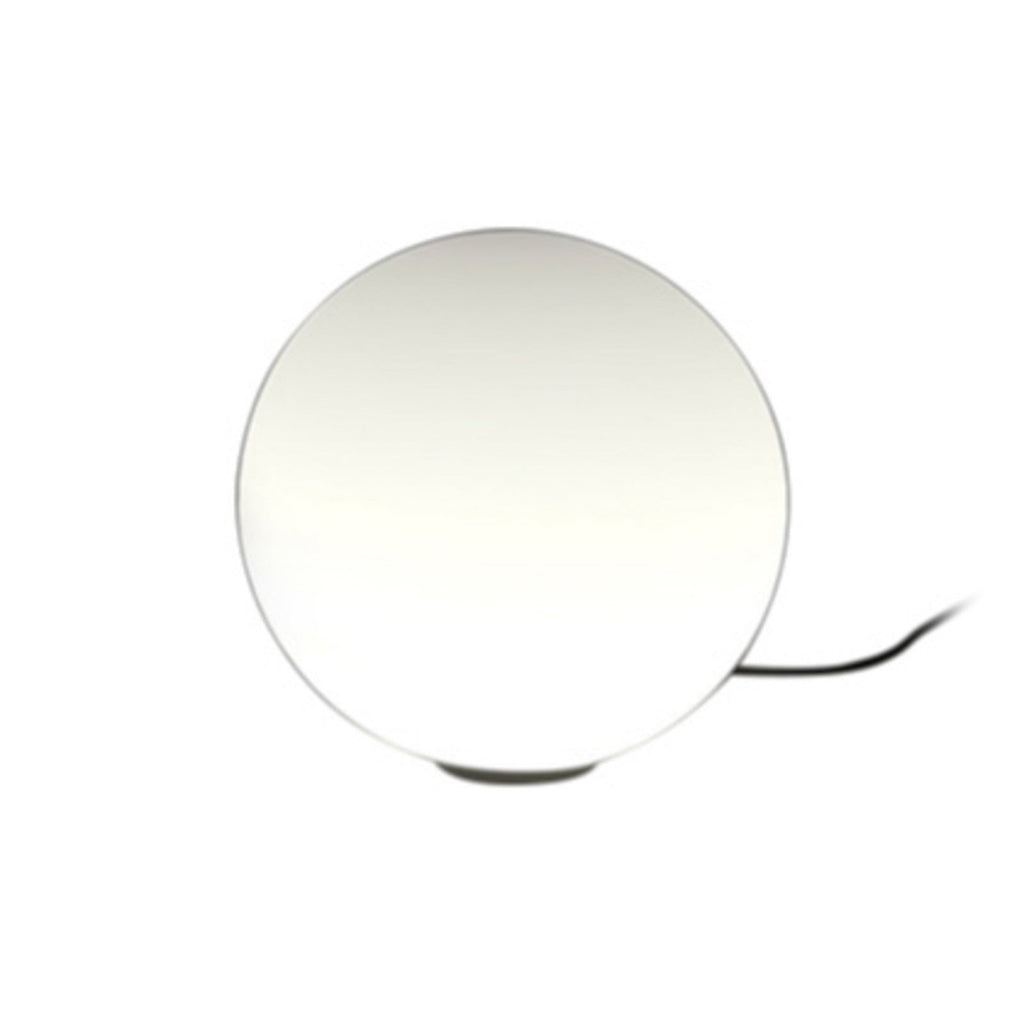 Artemide Dioscuri table lamp, white, 9 13/16 in, glass, E26, dimmable