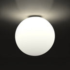Artemide Dioscuri ceiling light, white, 9 13/16 in, glass, E26
