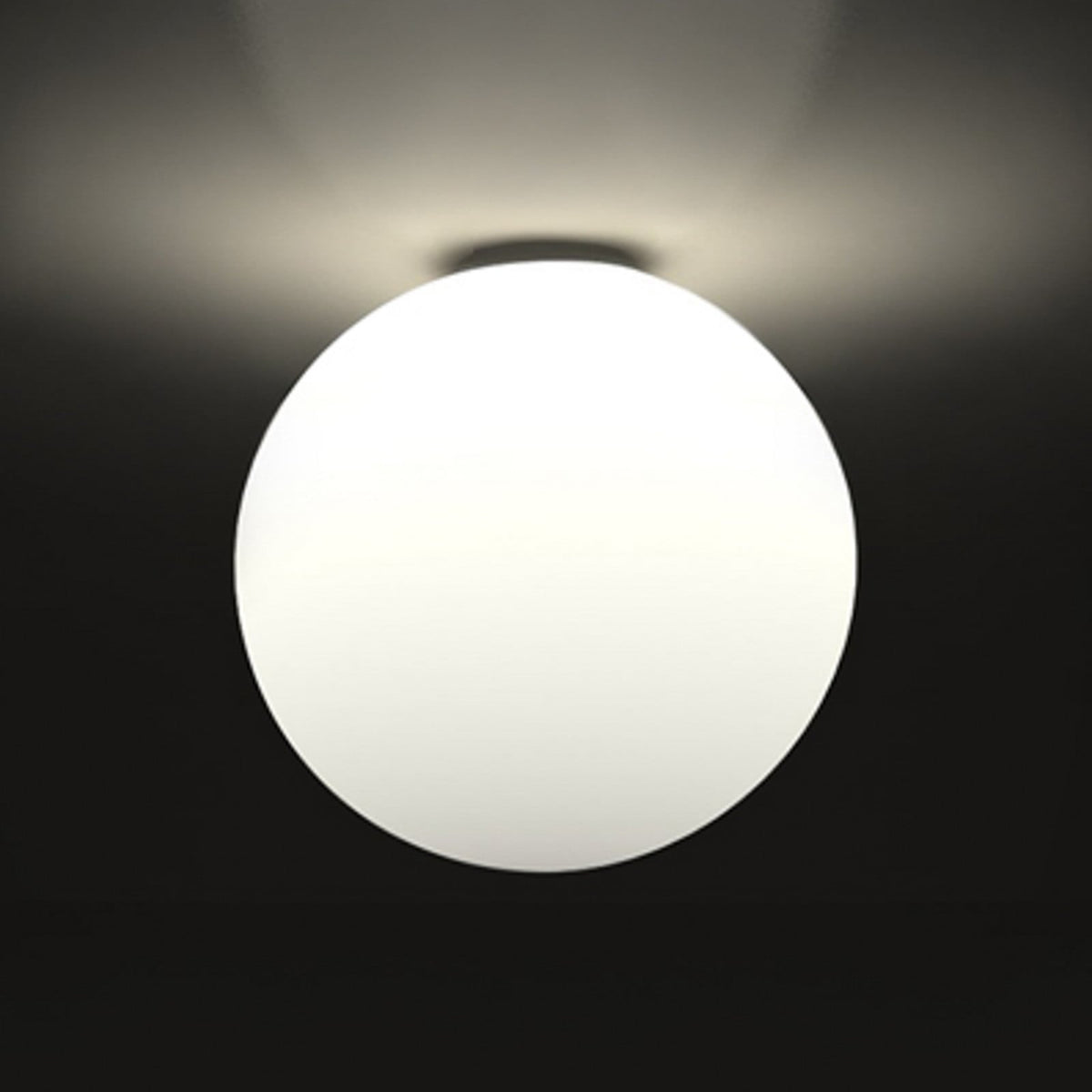Artemide Dioscuri ceiling light, white, 9 13/16 in, glass, E26