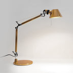 Artemide Tolomeo Micro table lamp, gold-coloured, 28 3/4 in E12