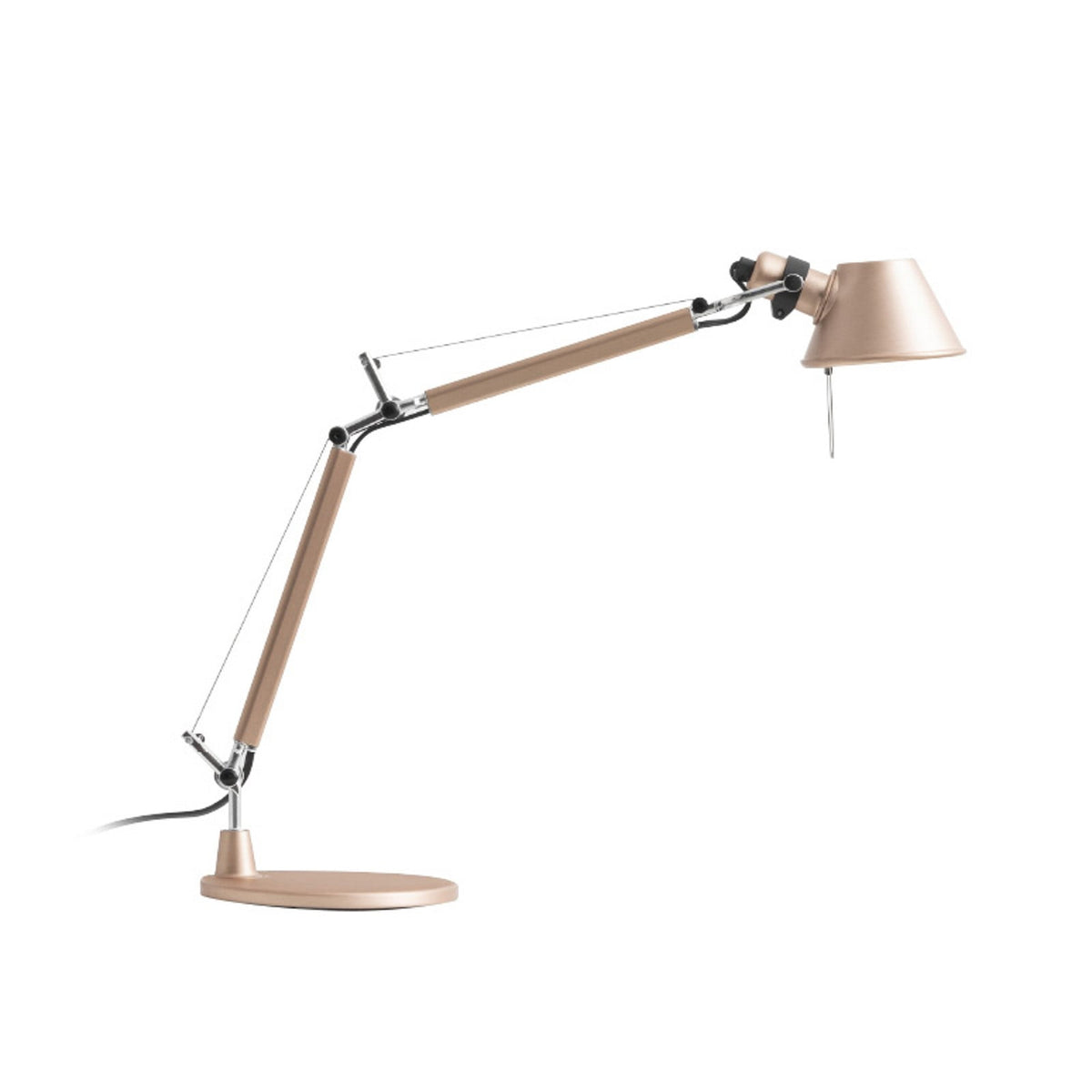 Artemide Tolomeo Micro table lamp, copper, 28 3/4 in, E12
