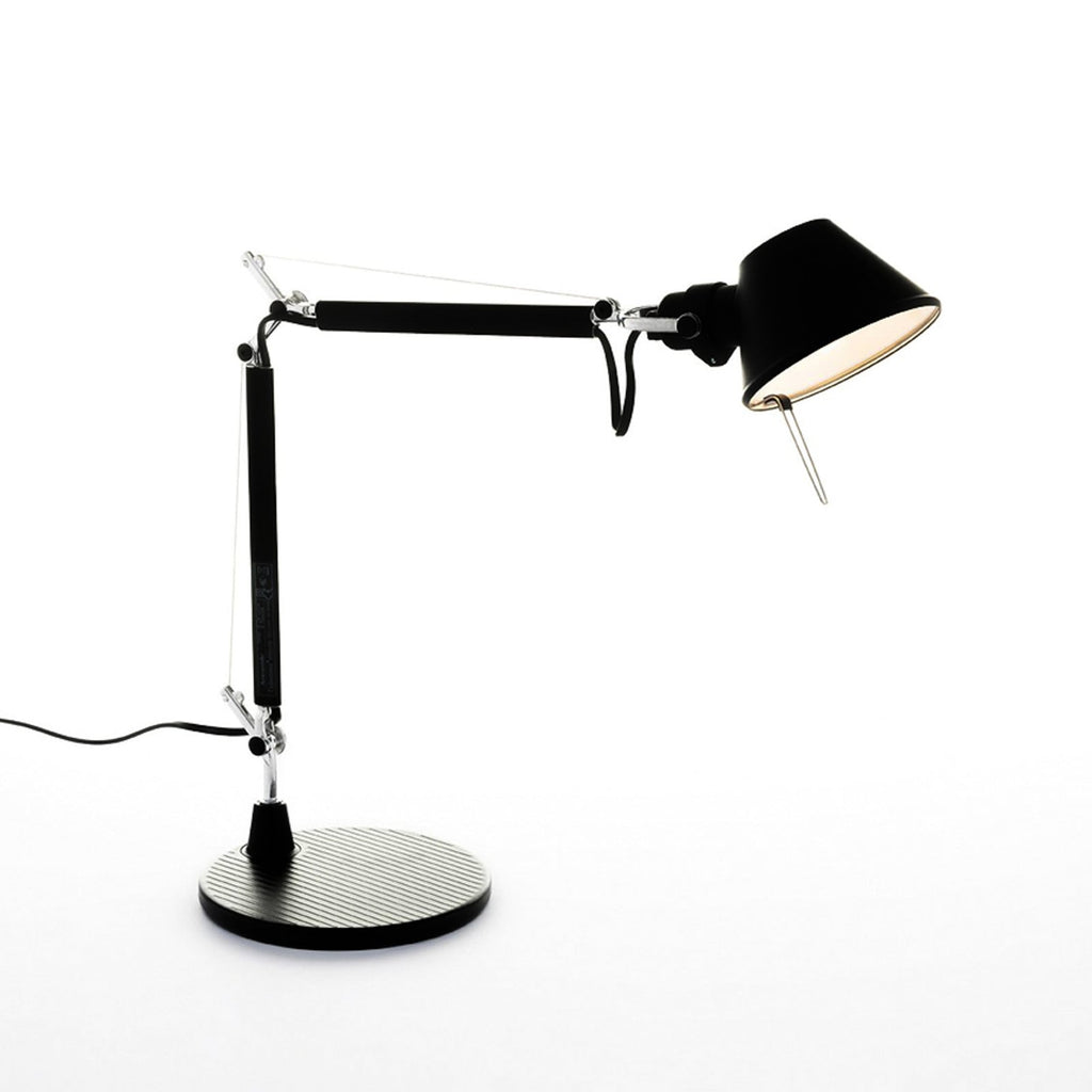 Artemide Tolomeo Micro table lamp, black, 28 3/4 in, E12