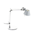 Artemide Tolomeo Micro LED table lamp, aluminium, 28 3/4 in, dimmable