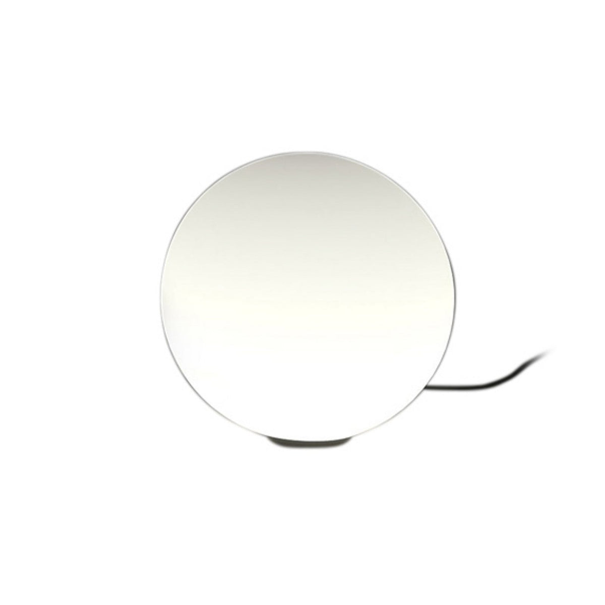 Artemide Dioscuri table lamp, white, 13 3/4 in, glass, E26 dimmable