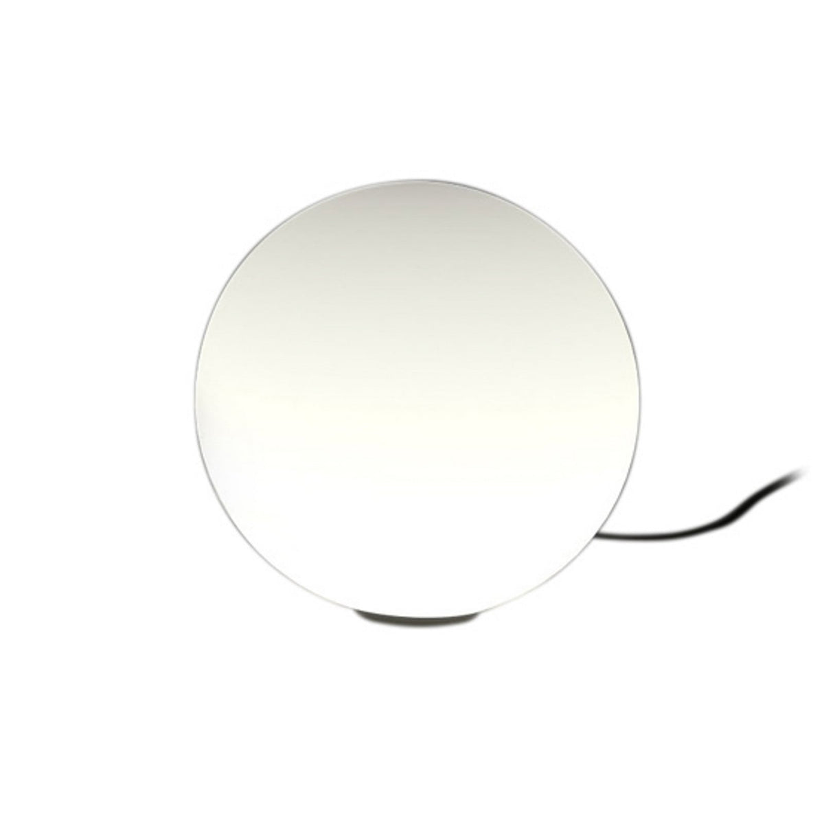 Artemide Dioscuri table lamp, white, 16 1/2 in, glass, E26 dimmable