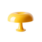 Artemide Nessino table lamp, yellow, 8 49/64 in plastic, E12