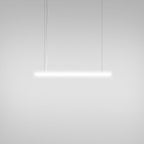 Artemide Alphabet Of Light 47 1/4 in white dimmable LED hanging light