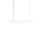 Artemide Alphabet Of Light 47 1/4 in white dimmable LED hanging light