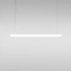 Artemide Alphabet Of Light 70 7/8 in white LED hanging light, dimmable