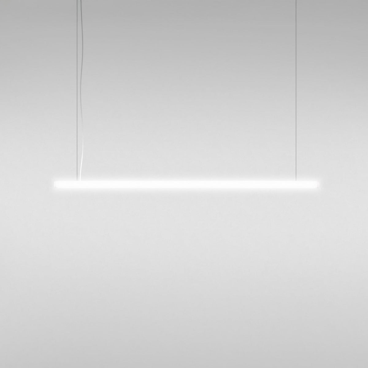 Artemide Alphabet Of Light 70 7/8 in white LED hanging light, dimmable