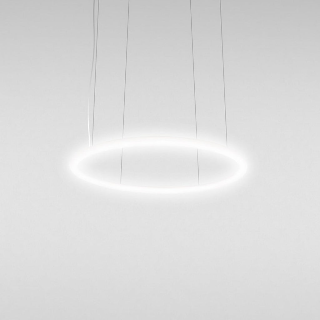 Artemide Alphabet Of Light hanging light, Ø 35 7/16 in white, dimmable