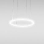 Artemide Alphabet Of Light hanging light, Ø 35 7/16 in white, dimmable