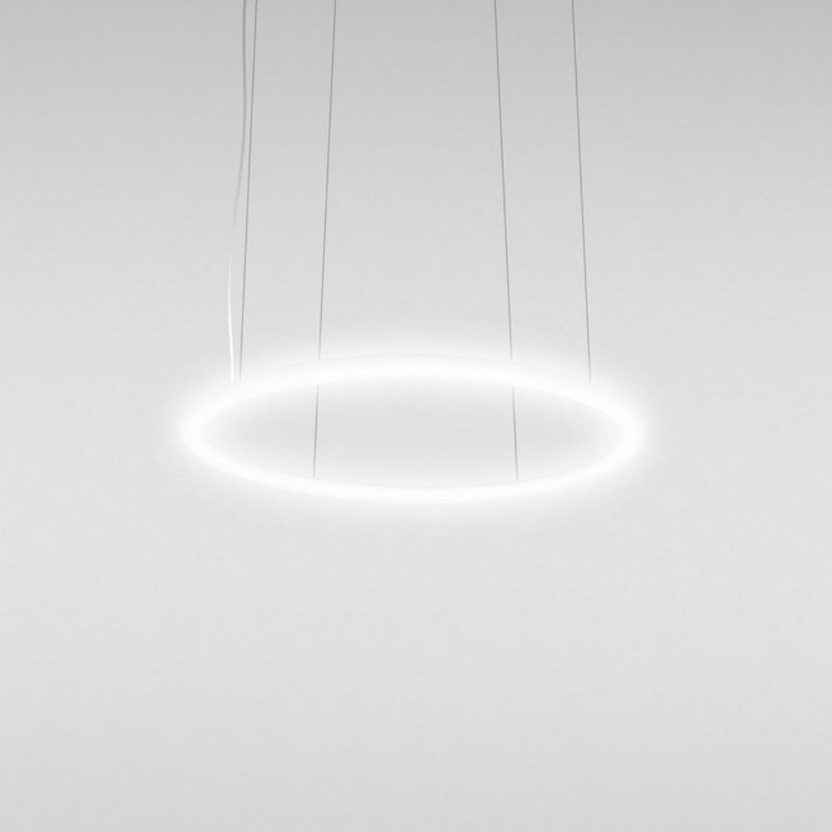 Artemide Alphabet Of Light hanging light, Ø 35 7/16 in white, dimmable