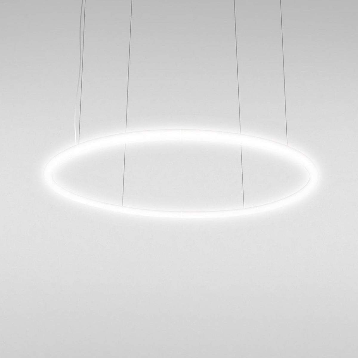 Artemide ‘Alphabet Of Light’ LED hanging light, Ø 61 in, white, dimmable