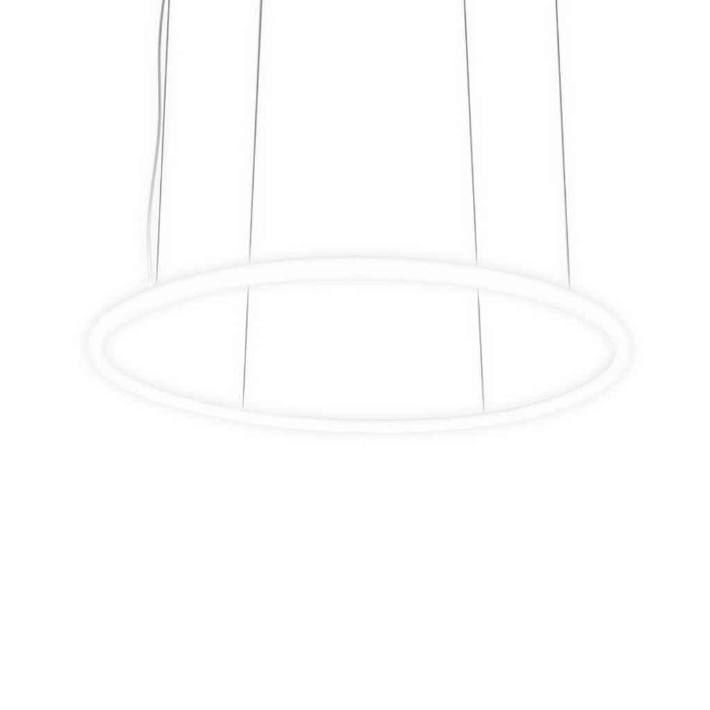 Artemide ‘Alphabet Of Light’ LED hanging light, Ø 61 in, white, dimmable