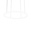 Artemide ‘Alphabet Of Light’ LED hanging light, Ø 61 in, white, dimmable