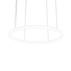 Artemide ‘Alphabet Of Light’ LED hanging light, Ø 61 in, white, dimmable