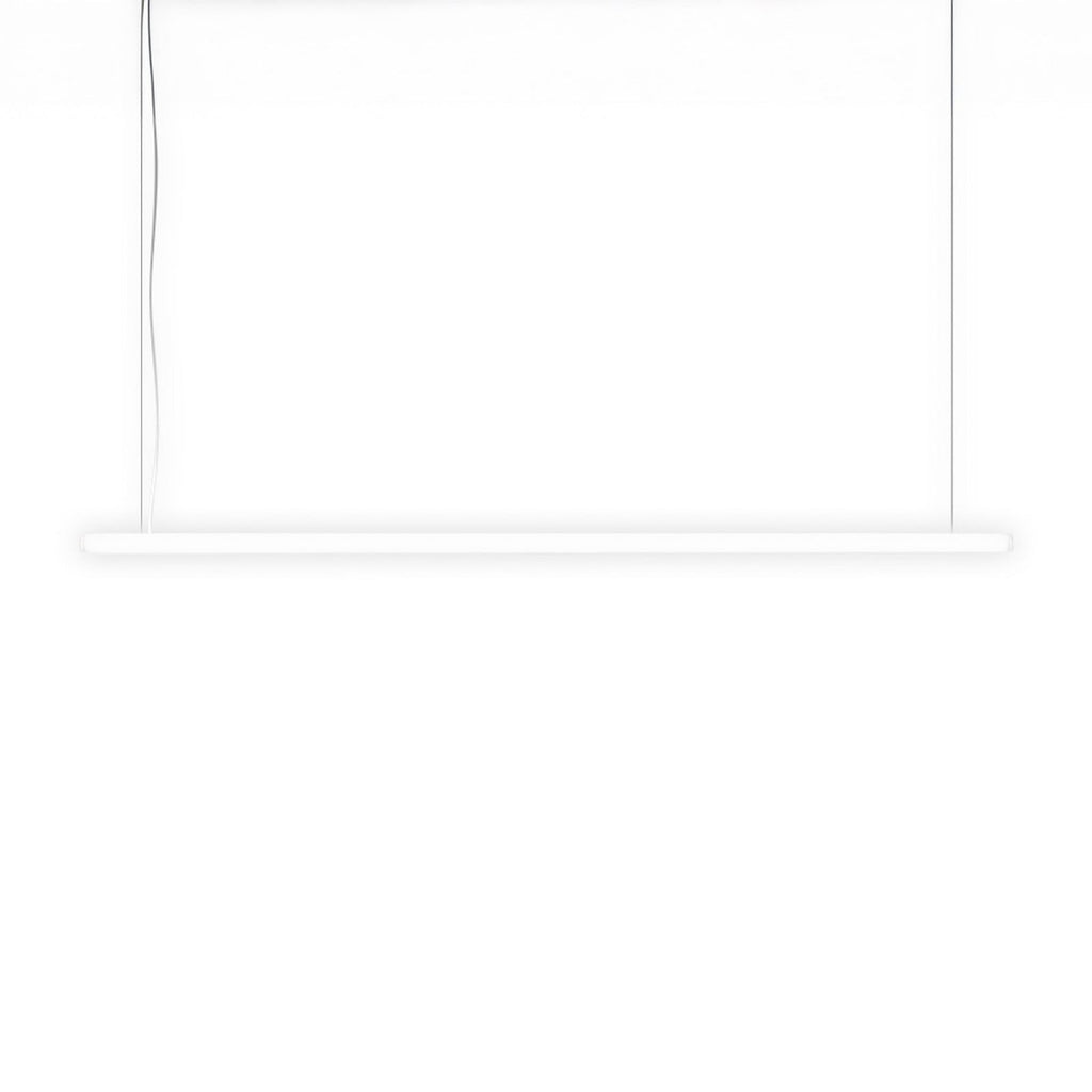 Artemide Alphabet Of Light 47 1/4 in white dimmable LED hanging light