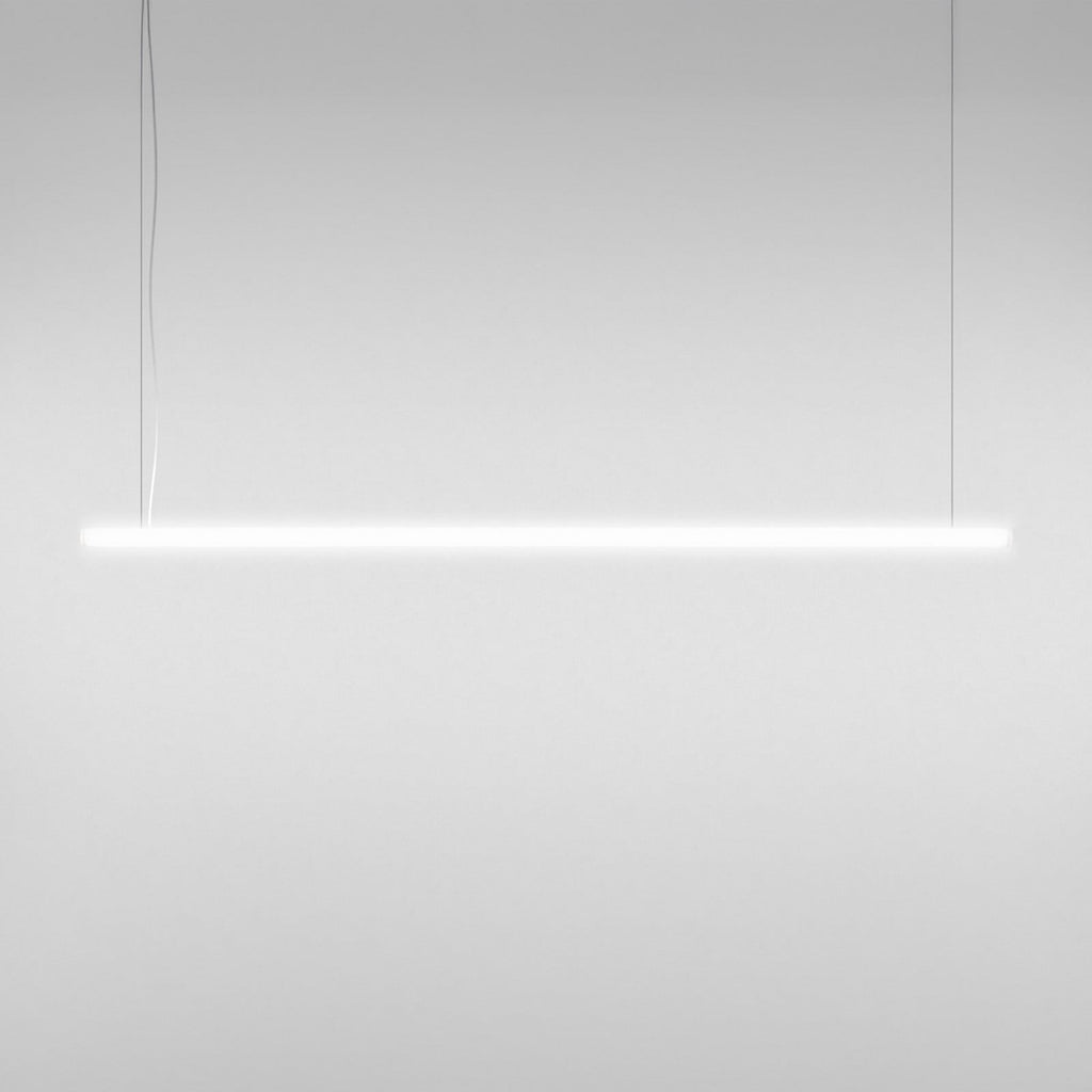 Artemide Alphabet Of Light 94 1/2 LED hanging light in white, dimmable