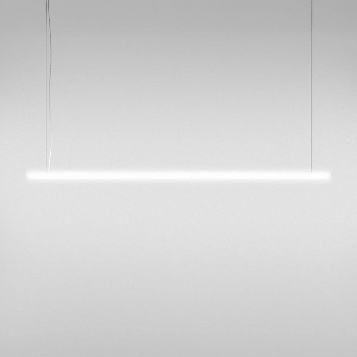Artemide Alphabet Of Light 94 1/2 LED hanging light in white, dimmable
