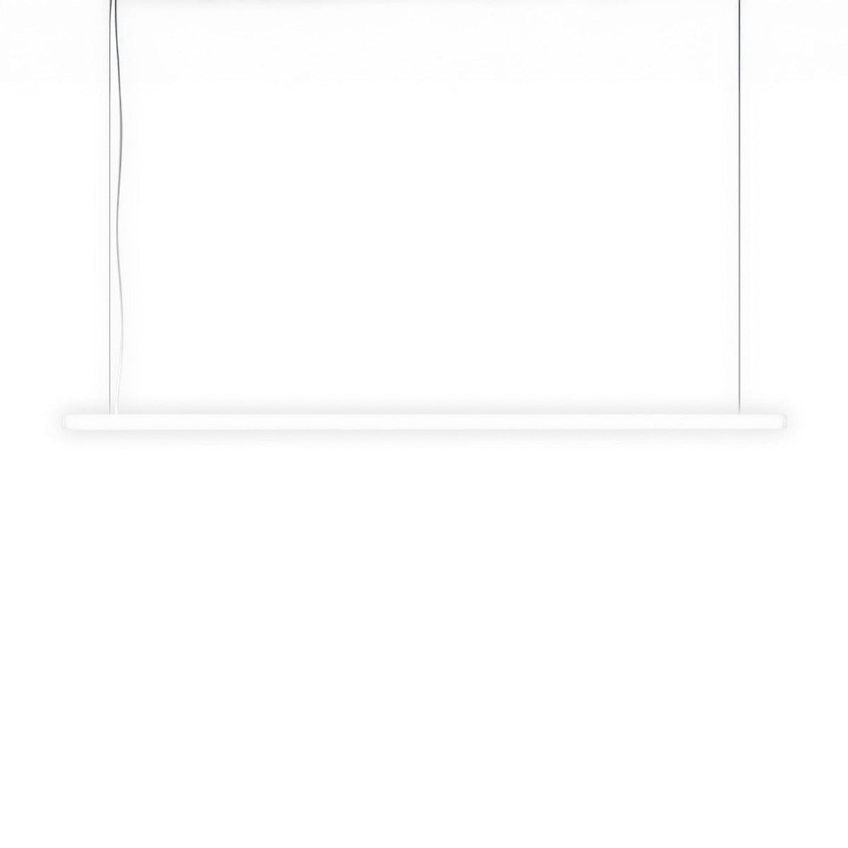 Artemide Alphabet Of Light 94 1/2 LED hanging light in white, dimmable