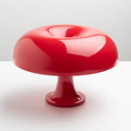 Artemide Nessino table lamp, red, 8 49/64 in, plastic, E12