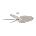 Bali ceiling fan with light, white, Ø 51.96 in, DC, quiet