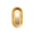 Nuura Sasi LED wall light, brass, 11.4 in, dimmable