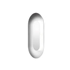 Nuura Sasi LED wall light, silver, 11.4 in, dimmable