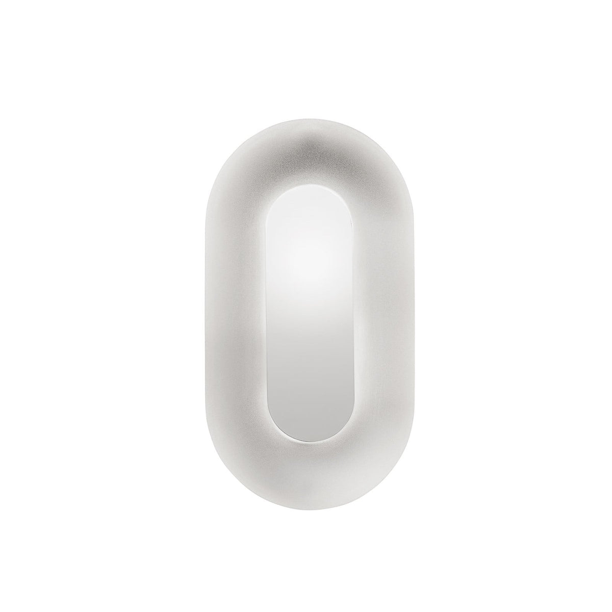 Nuura Sasi LED wall light, silver, 11.4 in, dimmable