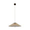 Amore pendant light, beige, Ø 18.1 in, fabric, E26