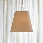 Amici pendant light, white, Ø 23.6 in, fabric, E26