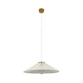 Amore pendant light, white, Ø 18.1 in, fabric, E26