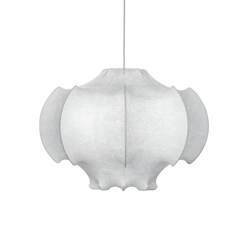 FLOS Viscontea pendant light, white, plastic, Ø 68 cm, E26
