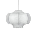 FLOS Viscontea pendant light, white, plastic, Ø 68 cm, E26