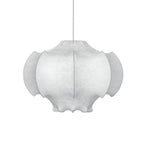 FLOS Viscontea pendant light, white, plastic, Ø 68 cm, E26