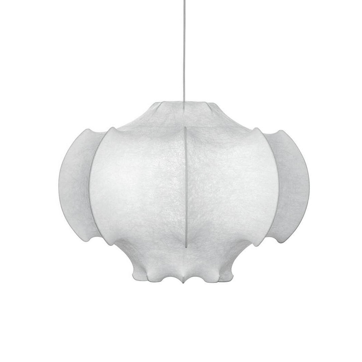 FLOS Viscontea pendant light, white, plastic, Ø 68 cm, E26