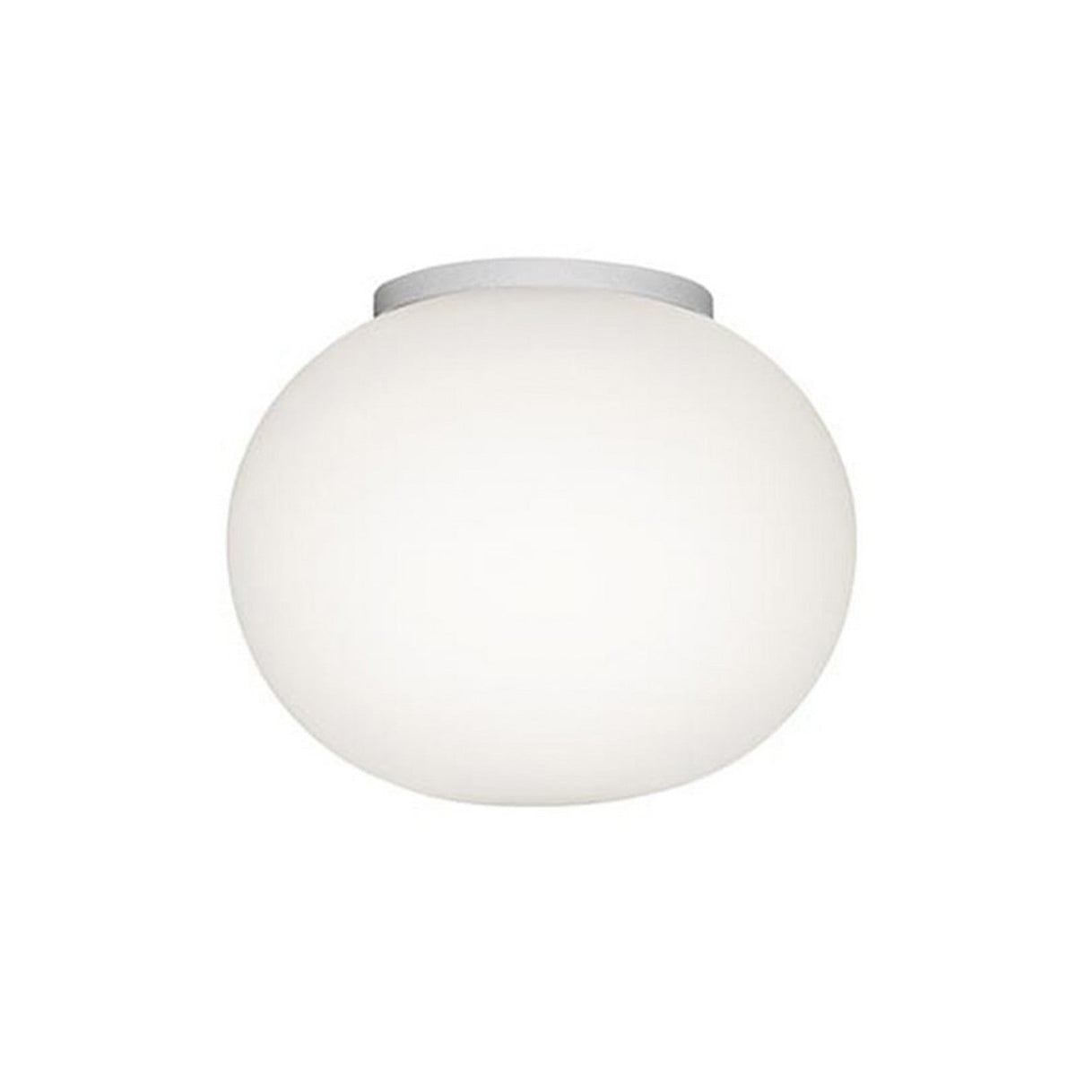FLOS Mini Glo-Ball ceiling light, white, glass, Ø 2.95 inches, G9
